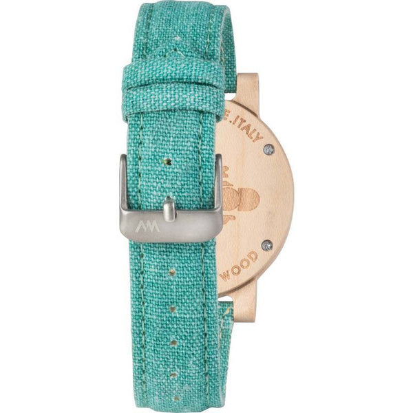 WeWood Dehna Maple Wood Watch | Beige/Cyan