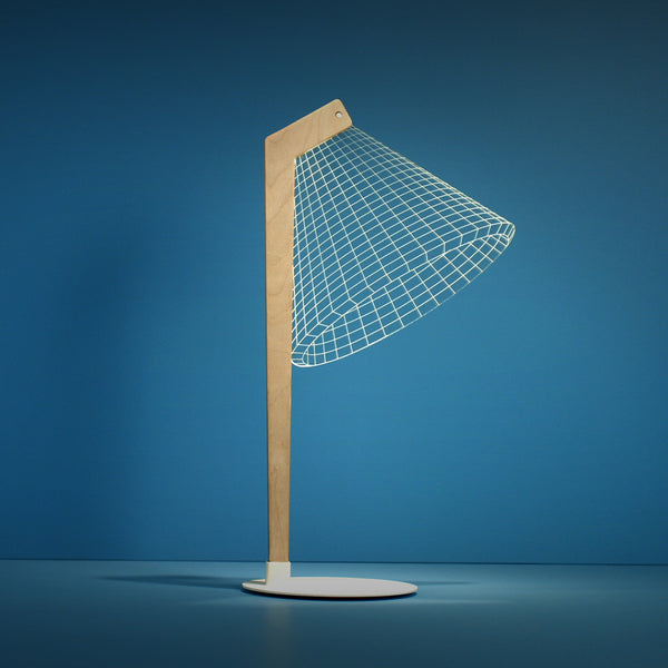Studio Cheha Deski LED Table Lamp | Iron/Birch/Acrylic