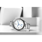DuFa FREITAUCHER AUTOMATIC Watch | White / Stainless Steel DF-9034-22