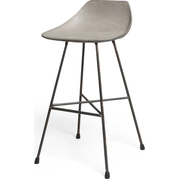 Lyon Beton Hauteville Counter Chair | Light Grey  DL-09227