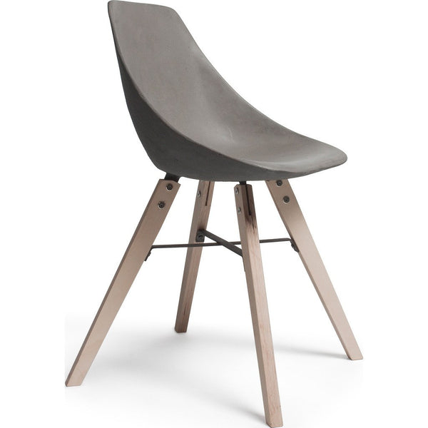 Lyon Beton Hauteville Wooden Chair | Concrete DL-09181-PL-004