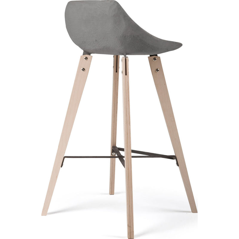 Lyon Beton Hauteville Counter Chair | Plywood Feet