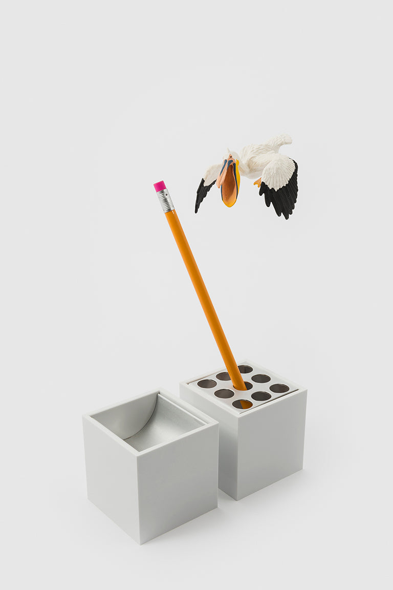 Danese Milano Maiorca Set Pencil Holder & Paperclip Holder
