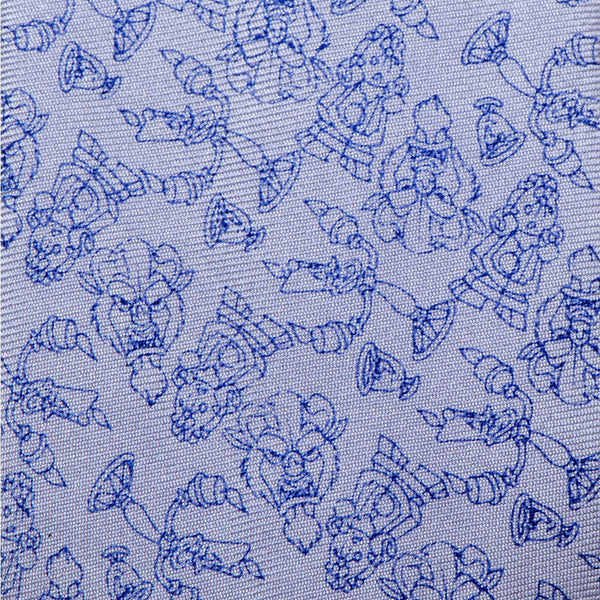 Cufflinks Disney Multi Character Grey Boys' Tie | Gray DN-ICN-GRY-KT