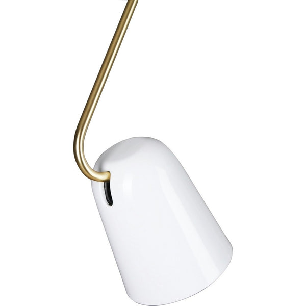 Seed Design Dobi Pendant Light | White/Brass
