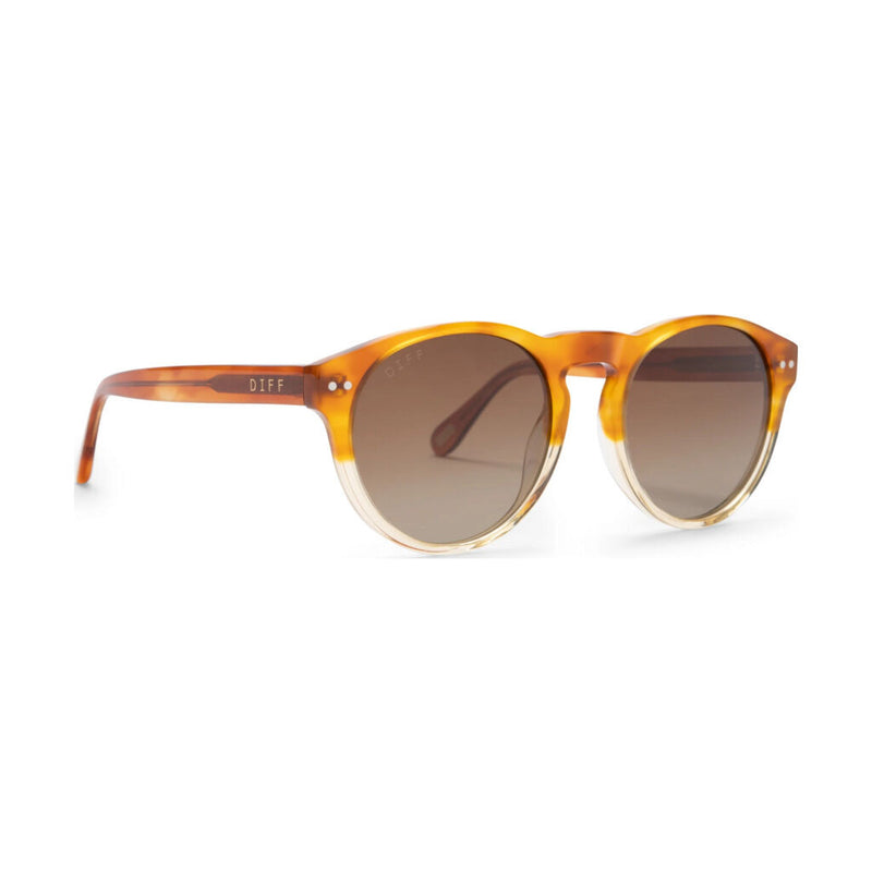 Diff Eyewear Cody Sunglasses | Desert Sand + Polarized Brown Gradient