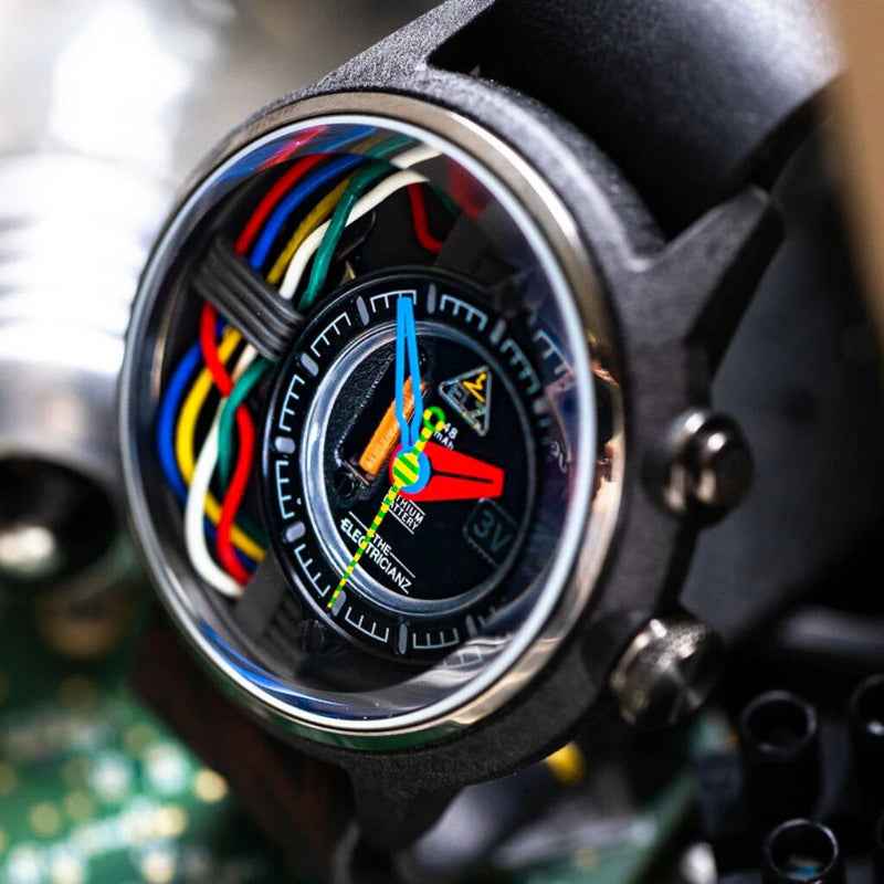 The Electricianz Electric Code watch | Carbon Z