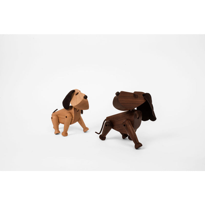 Architectmade Bobby Wooden Dog | Walnut Wood 341