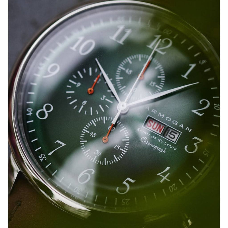 Armogan Spirit of St. Louis Chronograph Watch | Emerald Green FGSOSL08EG