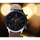 Armogan Spirit of St. Louis Chronograph Watch | Silver Black FGSOSL07SB