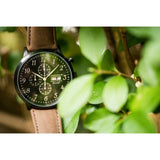 Armogan Spirit of St. Louis Chronograph Watch | Chocolate Brown FGSOSL02CB