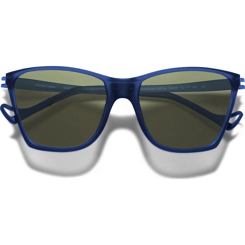 District Vision Keiichi Blue Sunglasses | District Sky G15