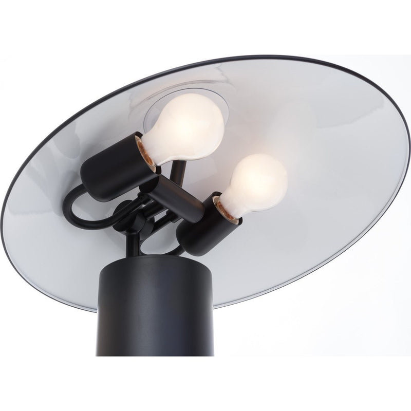 Seed Design Damo Table Simple Lamp | Black SQ-339MDRS-BK