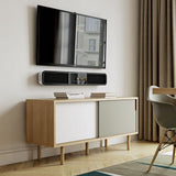 Temahome Dann 135 Sideboard w/ Wood Legs