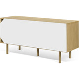 Temahome Dann 135 Sideboard w/ Wood Legs