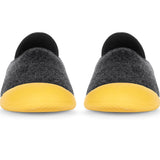 Mahabis Curve Classic Slippers | Dark Grey/Yellow