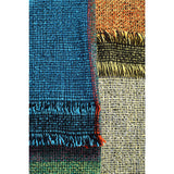 Zuzunaga Dark Squares Throw Blanket | Merino Wool