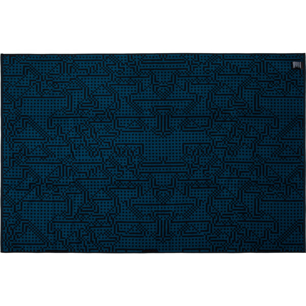 Zuzunaga Route Bath Towel 100 x 150 cm | Dark Blue