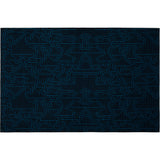 Zuzunaga Route Bath Towel 100 x 150 cm | Dark Blue