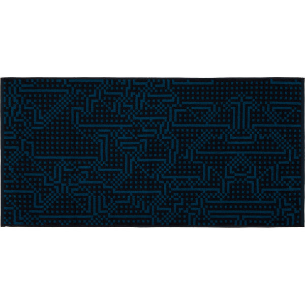 Zuzunaga Route Bath Towel 70 x 140 cm | Dark Blue