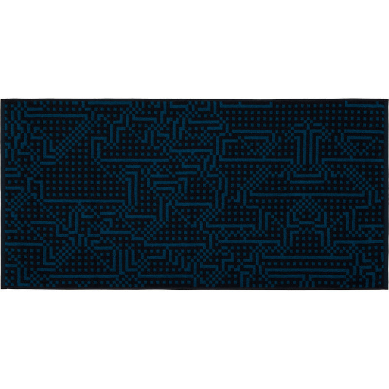 Zuzunaga Route Bath Towel 70 x 140 cm | Dark Blue
