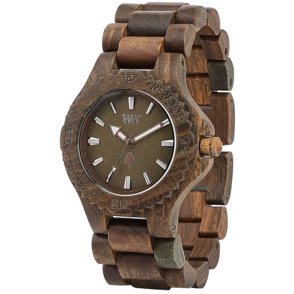 WeWood Date Guaiaco Wood Watch | Army