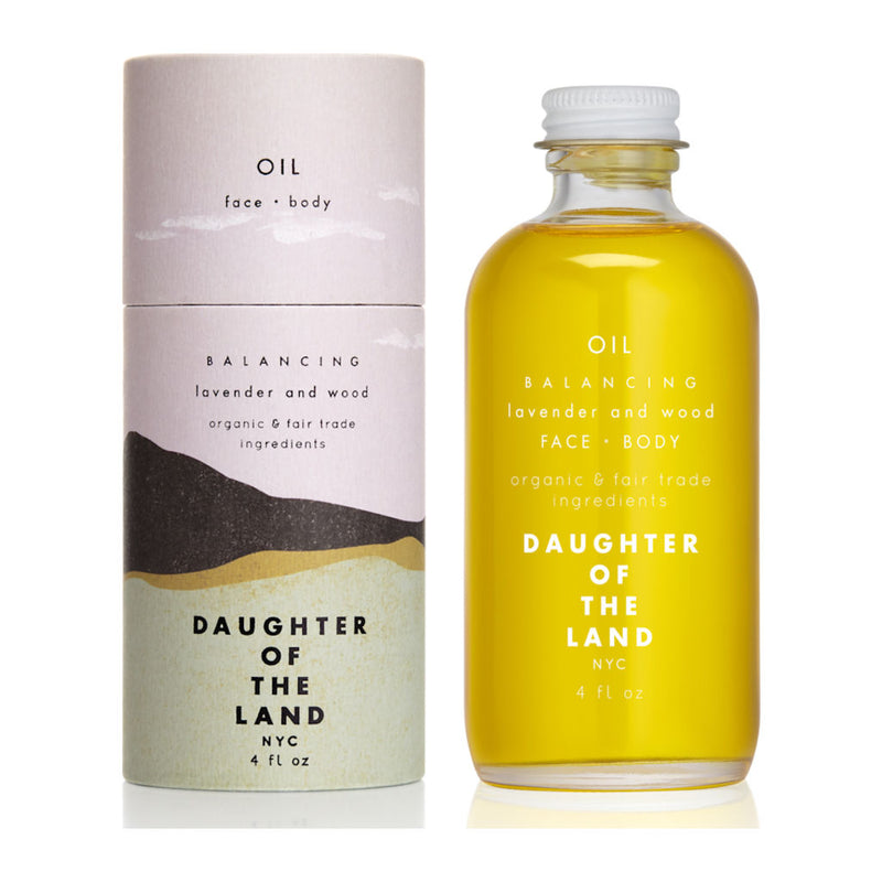 Daughter of the Land Balancing Face and Body Oil | Lavender + Wood