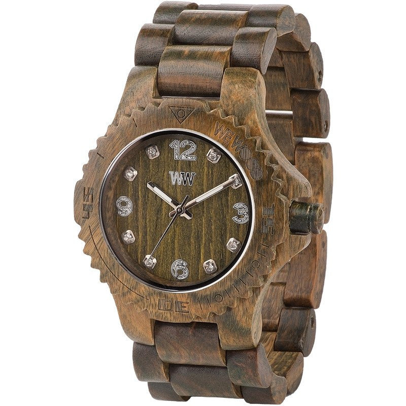 WeWood Deneb Guaiaco Wood Watch | Army