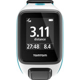 TomTom Spark Music Small Watch | White/Scuba Blue 1REM.002.08