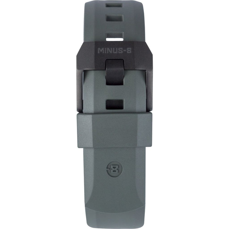 Minus-8 Diver Olive Matte Rubber Watch Strap | Black Hardware P024-013O-Olive