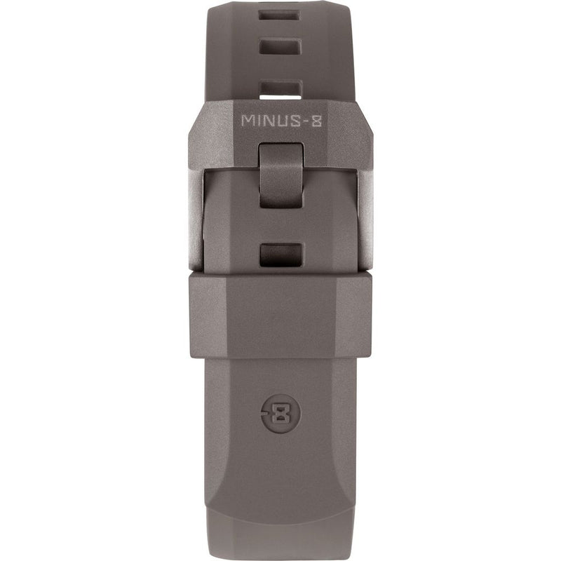 Minus-8 Diver Tan Matte Rubber Watch Strap | Gray Hardware P024-013S_TAN