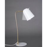 Seed Design Dobi Table Lamp | White/Brass