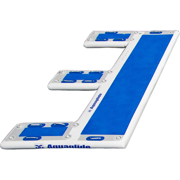 Aquaglide Docking Station Inflatable Boat Dock | White/Blue
