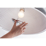 Seed Design Dome Medium Pendant Lamp | Black SQ-360MP-BK