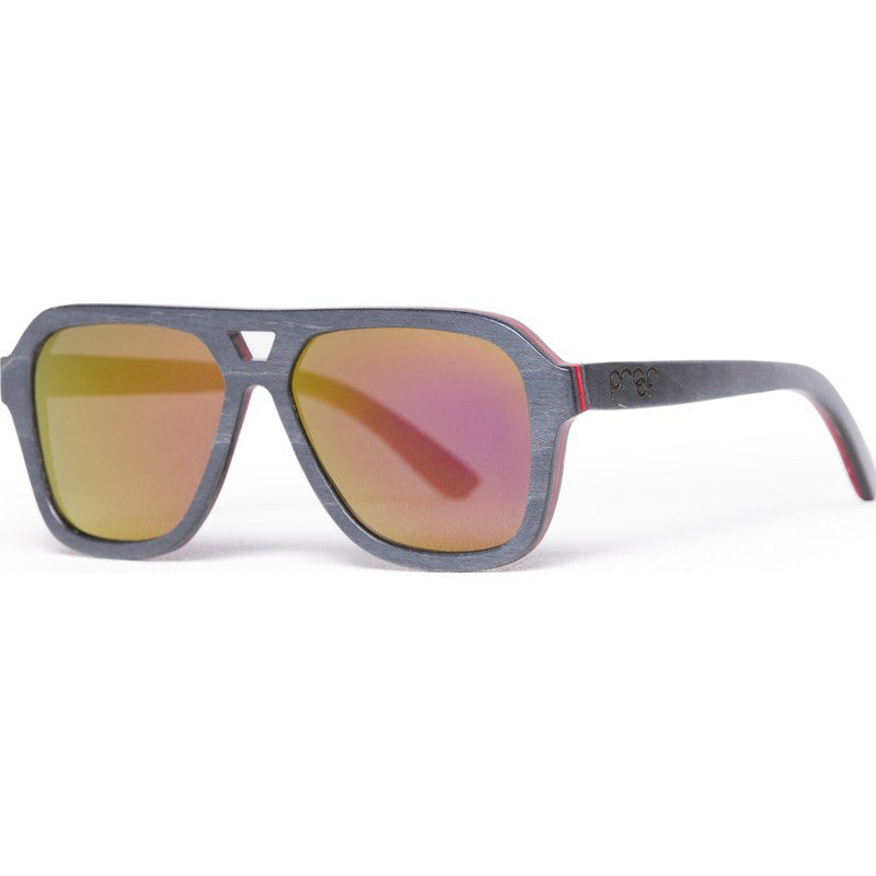 Proof Donor Skate Black Fire Sunglasses | Mirrored Lens