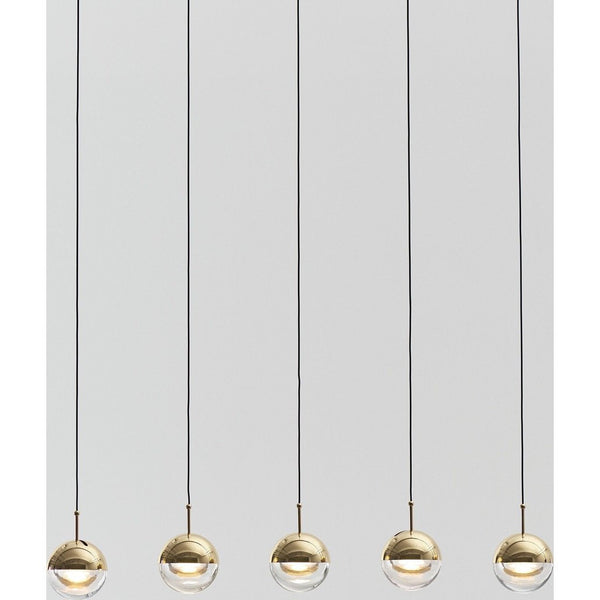 Seed Design Dora 5-Light Pendant | Brass