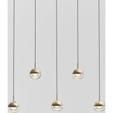 Seed Design Dora 5-Light Pendant | Brass