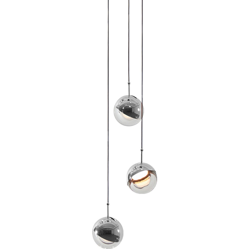 Seed Design Dora Pendant 3- Light Set | Chrome- SLD-1010P3-CRM