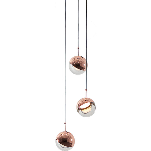 Seed Design Dora Pendant 3- Light Set | Copper- SLD-1010P3-CPR