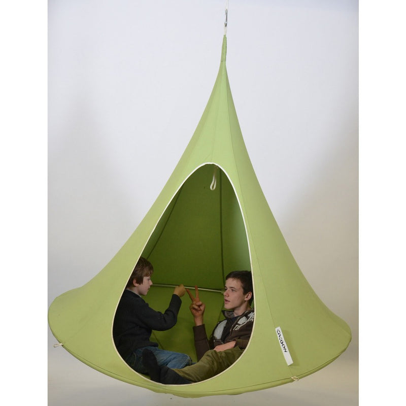 Cacoon Double Hanging Hammock | Leaf Green DG002