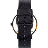The Horse Resin Brown Tortoise Watch | Black E1