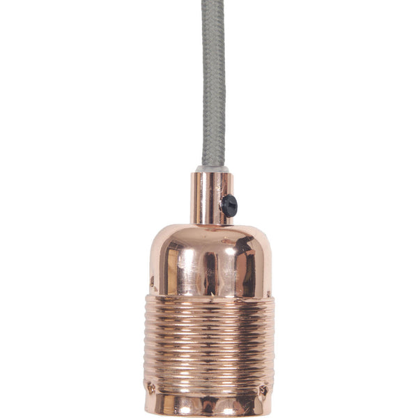 Frama E27 Copper Pendant Light | Gray Cable FR-2240