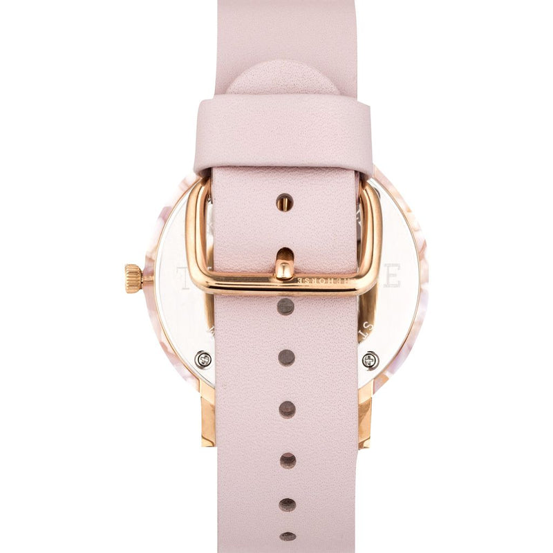The Horse Resin Pink Nougat Watch | White/Light Pink E5