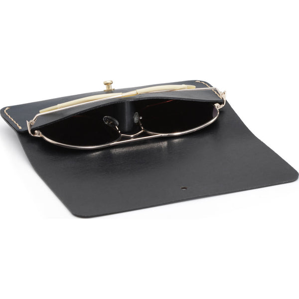 Ezra Arthur Optical Case | Jet Top Stitch Edc105