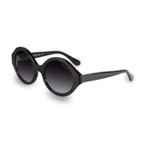 Velvet Eyewear Elaine Black Sunglasses | Grey Fade V018BK05