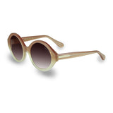 Velvet Eyewear Elaine Toastie Almond Sunglasses | Brown Fade V018TA01