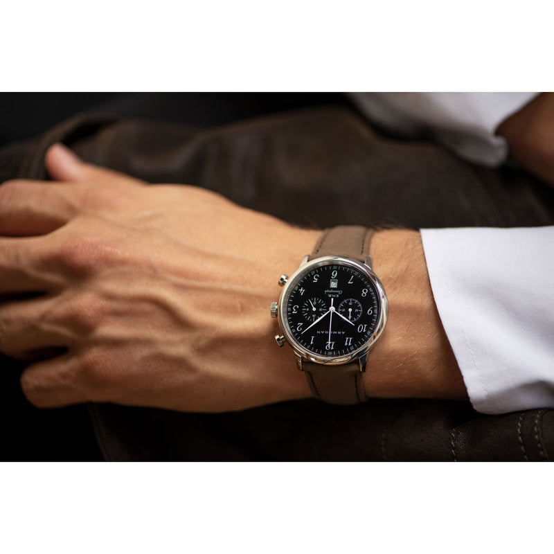 Armogan E.N.B C31 Watch | Silver Black ENS22N7W9