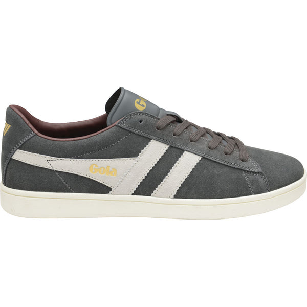 Gola Men's Equipe Suede Sneakers | Graphite/White/Burgundy
