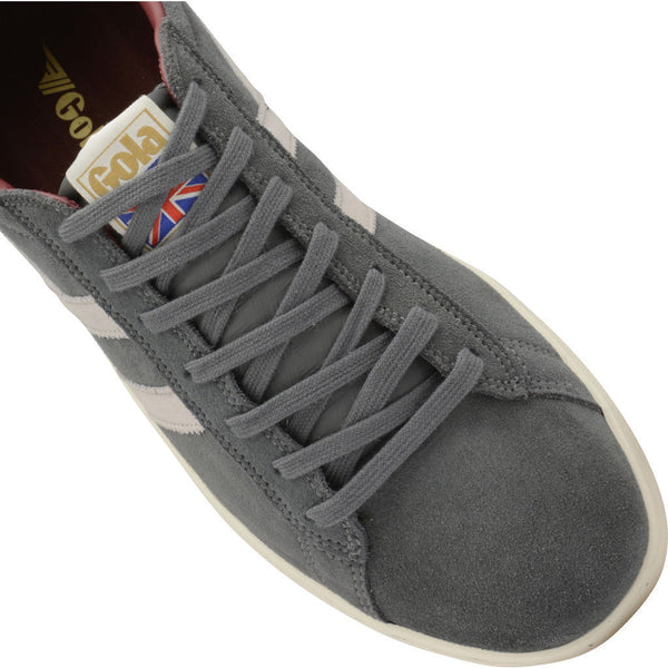 Gola Men's Equipe Suede Sneakers | Graphite/White/Burgundy
