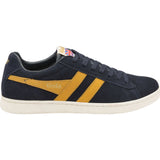 Gola Mens Equipe Suede Sneakers | Navy/Sun- CMA495-Size 13